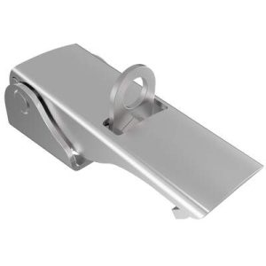 Under-center Draw Latch Medium Size, Steel, Zinc Plate, Bright chromate