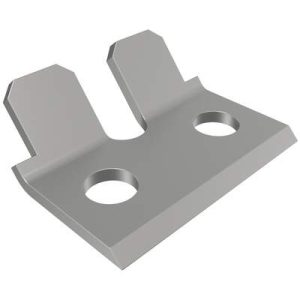 Under-center Draw Latch Keeper, Stainless Steel, Natural