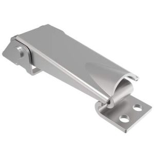 Under-center Draw Latch Large Size, Steel, Zinc Plate, Bright chromate
