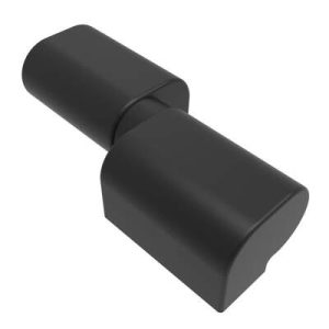 Lift-Off Hinge Offset Knuckle Style, Concealed Mount, Glass Filled Nylon, Black