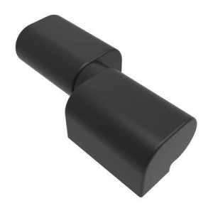 Lift-Off Hinge Offset Knuckle Style, Concealed Mount, Glass Filled Nylon, Black