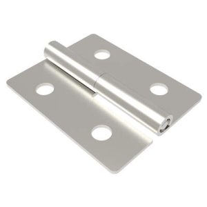 Lift-Off Hinge In-line Knuckle Style, Concealed Mount, Stainless Steel, Electro Polish, Polished