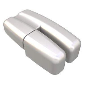 Lift-Off Hinge Offset Knuckle Style, Zinc Alloy, Chrome Plated, Satin - Image 1