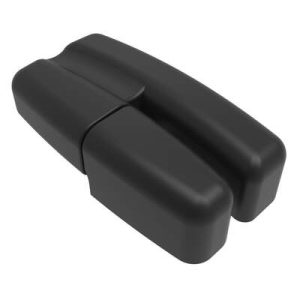 Lift-Off Hinge Offset Knuckle Style, Zinc Alloy, Powder Coat, Black - Image 1