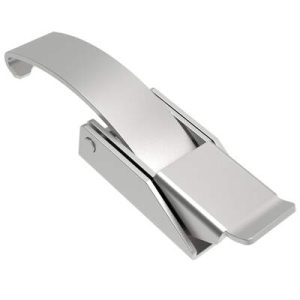 Over-center Draw Latch Small Size, Handle Tab Up, No Keeper, Stainless Steel, Passivated - Image 1