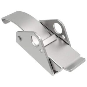 Over-center Draw Latch Medium Size, Handle Tab Up, No Keeper, Stainless Steel, Passivated - Image 1