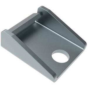 Over-center Draw Latch Medium Size, Exposed Keeper (single hole mount), Steel, Zinc Plate, Bright chromate - Image 1