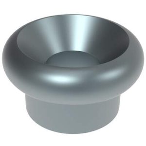 Over-center Draw Latch Medium Size, Concealed Keeper (button style), Steel, Zinc Plate, Bright chromate