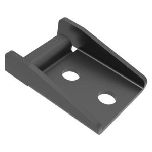 Over-center Draw Latch Large Size, Concealed Keeper (two hole mount), Steel, Powder Coat