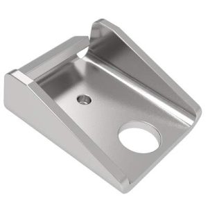 Over-center Draw Latch Large Size, Exposed Keeper (single hole with locating lug), Steel, Zinc Plate, Bright chromate