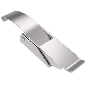 Over-center Draw Latch Extra Large Size, Handle Tab Up, No Keeper, Steel, Zinc Plate, Bright chromate - Image 1