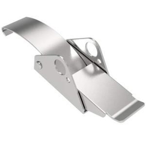 Over-center Draw Latch Extra Large Size, Handle Tab Up, No Keeper, Steel, Zinc Plate, Bright chromate