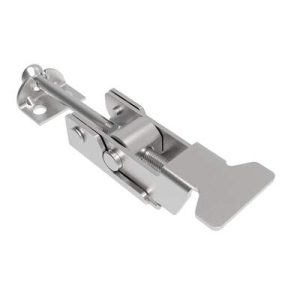 Over-center Draw Latch, Medium Size, Type A Keeper, Stainless Steel, Passivated, Without vinyl grip - Image 1