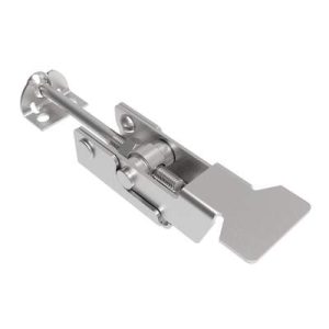 Over-center Draw Latch, Large Size, Type A Keeper, Stainless Steel, Passivated, Without vinyl grip - Image 1