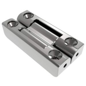 Articulating Constant Torque Hinge, 0.6N⋅m Torque, Stainless Steel, Bright