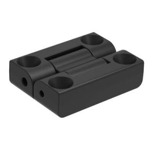 Articulating Constant Torque Hinge, Free-Swinging, Aluminum Alloy, Black