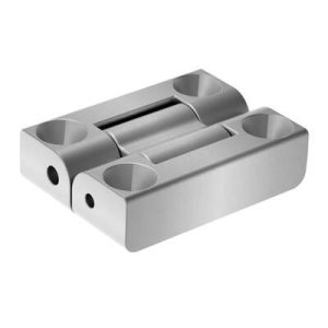 Articulating Constant Torque Hinge, 12in.lb Torque, Aluminum Alloy, Silver