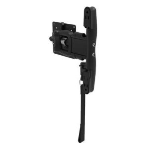 Monitor Mount, Tilt & Swivel, Single Arm with Lock,  Aluminum Alloy, Powder Coat, Black - Image 1