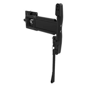 Monitor Mount, Tilt & Swivel, Single Arm with Lock, Aluminum Alloy, Powder Coat, Black - Image 1