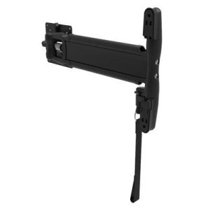 Monitor Mount, Tilt & Swivel, Single Arm with Lock,  Aluminum Alloy, Powder Coat, Black - Image 1