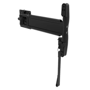 Monitor Mount, Tilt & Swivel, Single Arm with Lock,  Aluminum Alloy, Powder Coat, Black - Image 1
