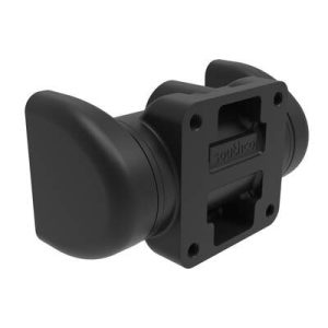 Monitor Mount, Tilt,  Aluminum Alloy, Powder Coat, Black