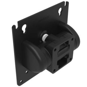 Monitor Mount, Tilt, Aluminum Alloy, Powder Coat, Black