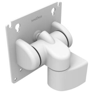 Monitor Mount, Tilt & Swivel,  Aluminum Alloy, Powder Coat, White - Image 1