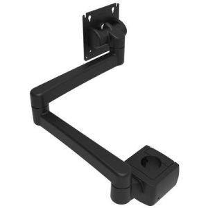Monitor Mount, With VESA Mounting Plate, Pole Mount, Aluminum Alloy, Powder Coat, Black