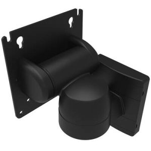 Monitor Mount, Tilt & Swivel, Wall Mount, Aluminum Alloy, Powder Coat, Black