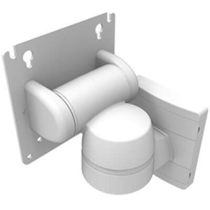 Monitor Mount, Tilt & Swivel, Wall Mount, Aluminum Alloy, Powder Coat, White - Image 1