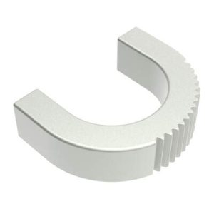 Pull, Small Size, 8-32 Thread, Aluminum, Clear Anodized