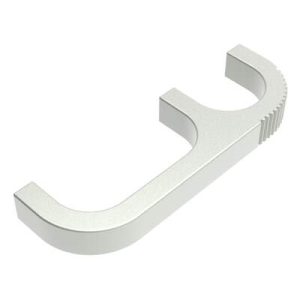 Pull, Large Size, 8-32 Thread, Aluminum, Clear Anodized