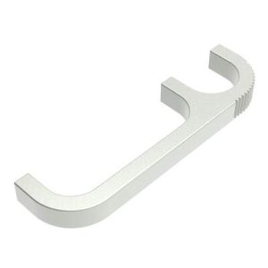 Pull, Extra Large Size, 8-32 Thread, Aluminum, Clear Anodized