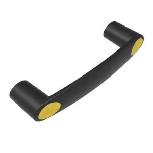 Grab Handle, Rear Mount, Plastic, Black