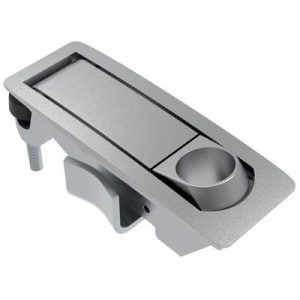Compression Latch, Lever Latch, Key Choice, Locking without Lock Core, 1-5mm Panel, 1-24mm Grip, Not Sealed, Zinc Alloy, Chrome Plated, Textured