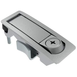 Compression Latch, Lever Latch, Tool Locking, Phillips Recess, 1-5mm Panel, 23-46mm Grip, Not Sealed, Zinc Alloy, Chrome Plated, Textured - Image 1