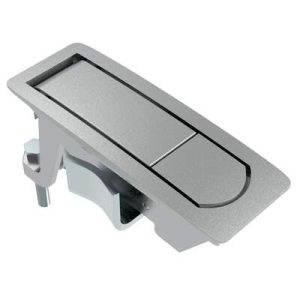 Compression Latch, Lever Latch, No Restriction, Flush Trigger, 1-5mm Panel, 23-46mm Grip, Not Sealed, Zinc Alloy, Chrome Plated, Textured