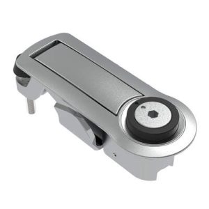 Compression Latch, Lever Latch, Tool Locking, 4 mm Hex Recess, 1-5mm Panel, 1-18mm Grip, Not Sealed, Zinc Alloy, Chrome Plated, Bright - Image 1