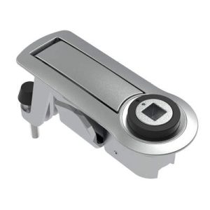 Compression Latch, Lever Latch, Tool Locking, Raiway Standard, 1-5mm Panel, 18-40mm Grip, Not Sealed, Zinc Alloy, Chrome Plated, Bright - Image 1