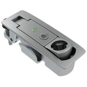 Compression Latch, Lever Latch, Key Choice, Locking without Lock Core, 1-8mm Panel, 1-18mm Grip, Sealed, Zinc Alloy, Chrome Plated, Textured