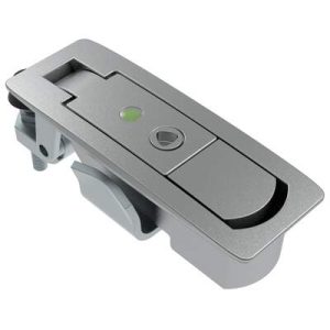 Compression Latch, Lever Latch, No Restriction, Flush Trigger, 1-8mm Panel, 1-18mm Grip, Sealed, Zinc Alloy, Chrome Plated, Textured - Image 1