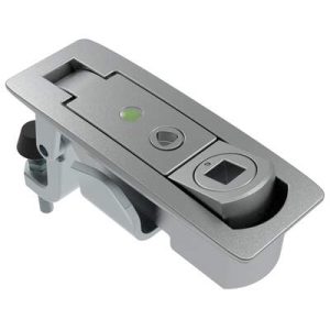 Compression Latch, Lever Latch, Tool Locking, Raiway Standard, 1-8mm Panel, 17-39mm Grip, Sealed, Zinc Alloy, Chrome Plated, Textured - Image 1