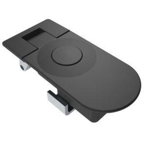 Compression Latch, Sealed Lever Latch, No Restriction, Non-locking, 11-21mm Panel, 1-14mm Grip, Zinc Alloy, Powder Coat, Black