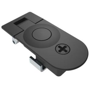 Compression Latch, Sealed Lever Latch, Tool Locking, Phillips Recess, 11-21mm Panel, 45-57mm Grip, Zinc Alloy, Powder Coat, Black