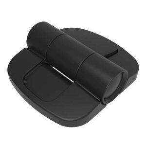 Positioning Hinge, 150°, Stainless Steel Detent Tube, Natural, Black - Image 1