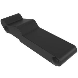 Flexible Over-center Draw Latch, Stainless Steel Concealed Keeper, Black Latch Body