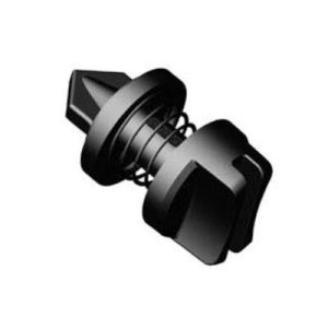 DZUS® Quarter-Turn Self-Ejecting Stud, Knob Style, Plastic, Natural - Image 1