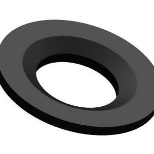 DZUS® Quarter-Turn Retainer, Size 3, HD Polythene Black Finish