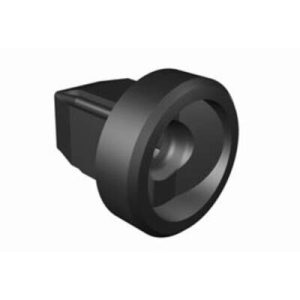 DZUS® Quarter-Turn Receptacle, Acetal Copolymer, Black - Image 1